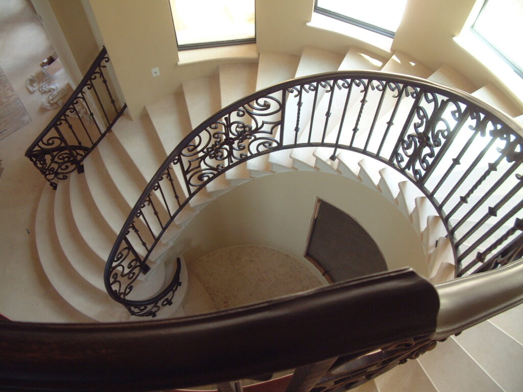 Curved Staircase Railings