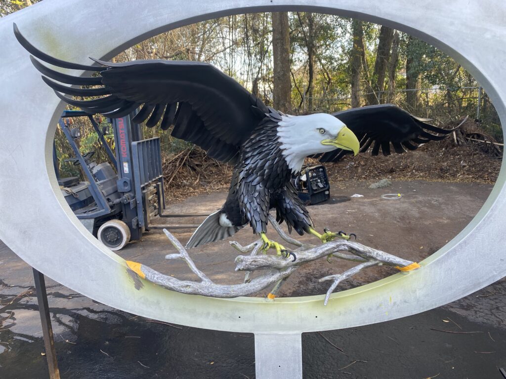 custom metal eagle