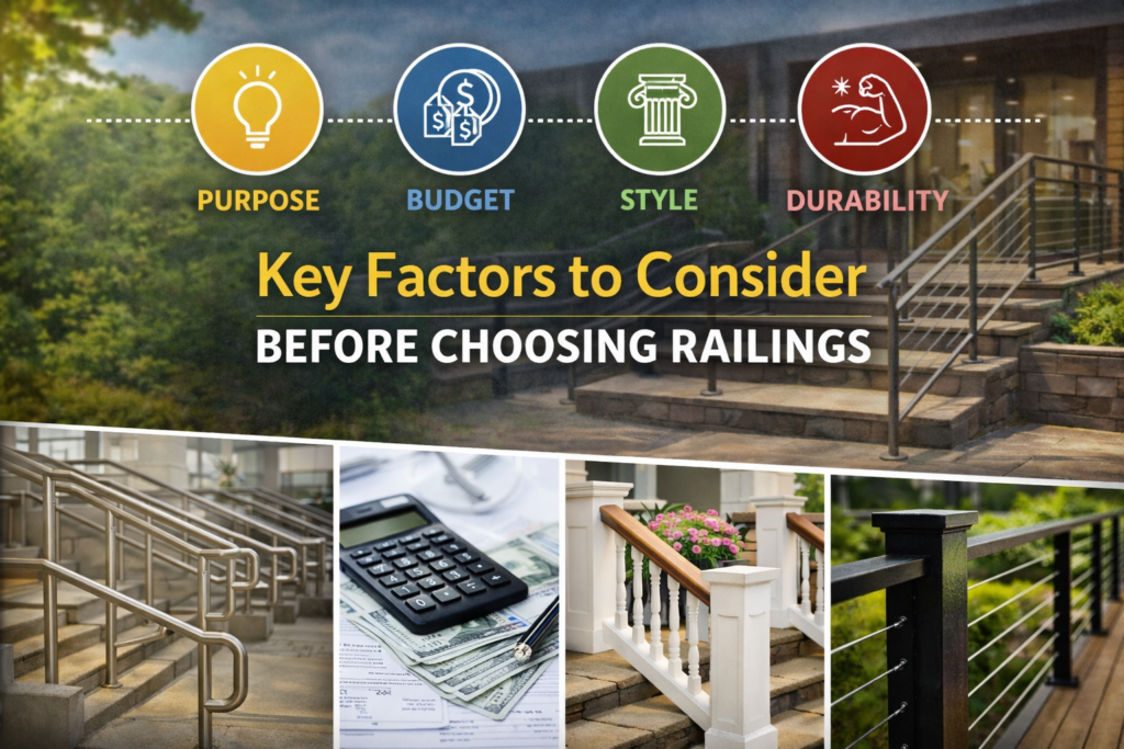 Key Factors to Consider Before Choosing Railings